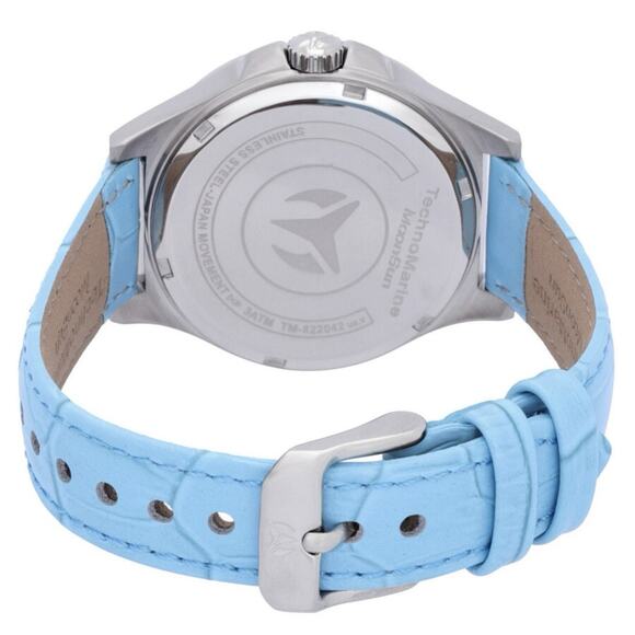 TechnoMarine MoonSun Women\'s Watch - 36mm, Light Blue (TM-822042)-NEW IN BOX main image 2